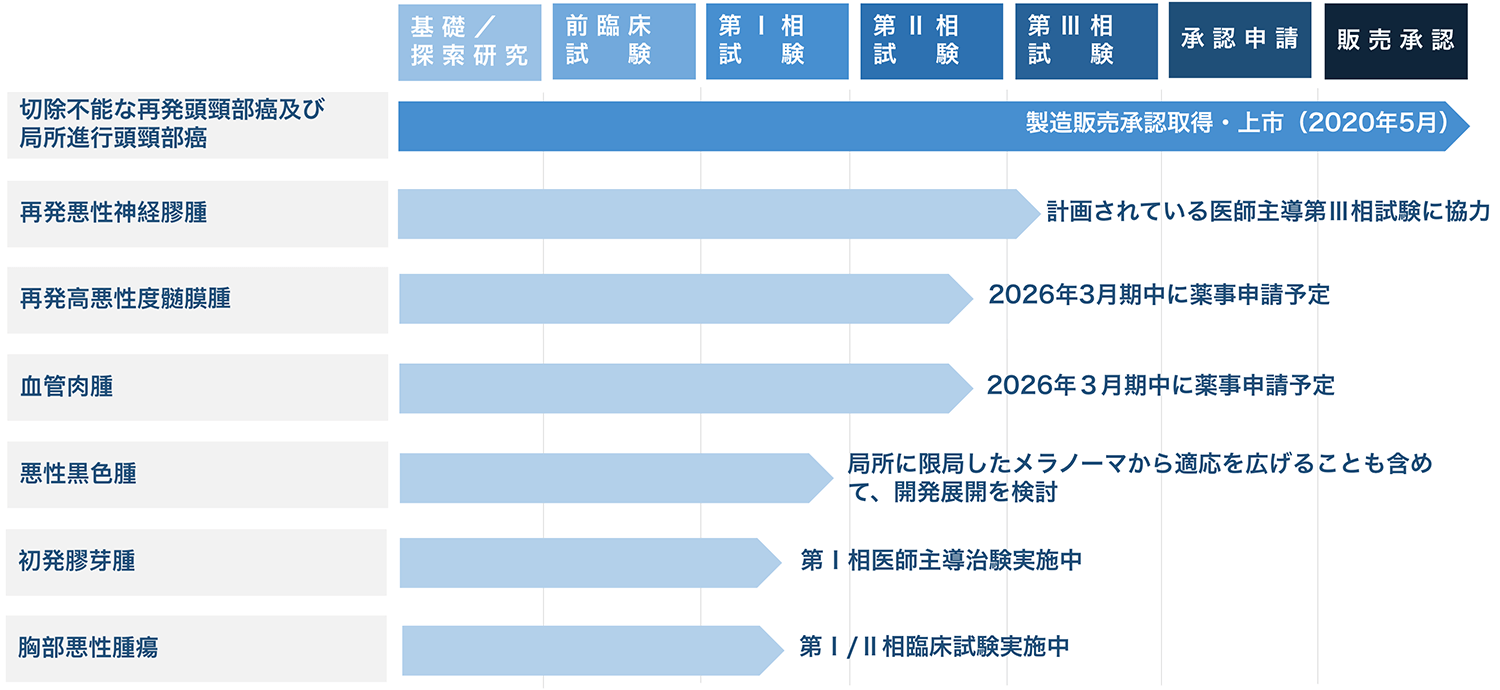開発パイプライン